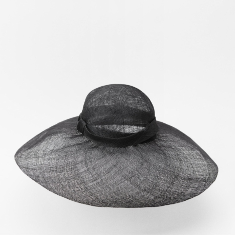 Abaca Picture hat black